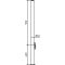 Barrier posts | Steel tube  60 x 2,5 mm | removable | for padlock | hot-dip galvanized | without eyelet